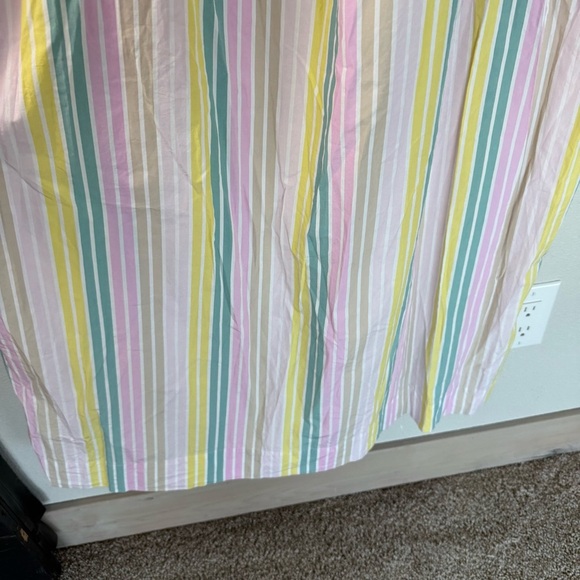 NWOT GANNI Stripe Cotton Maxi Strap Dress Multicolor Boho Casual Women’s Size 4 - Picture 7 of 16